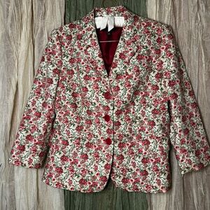 Talbots Floral Suit jacket (size 10)